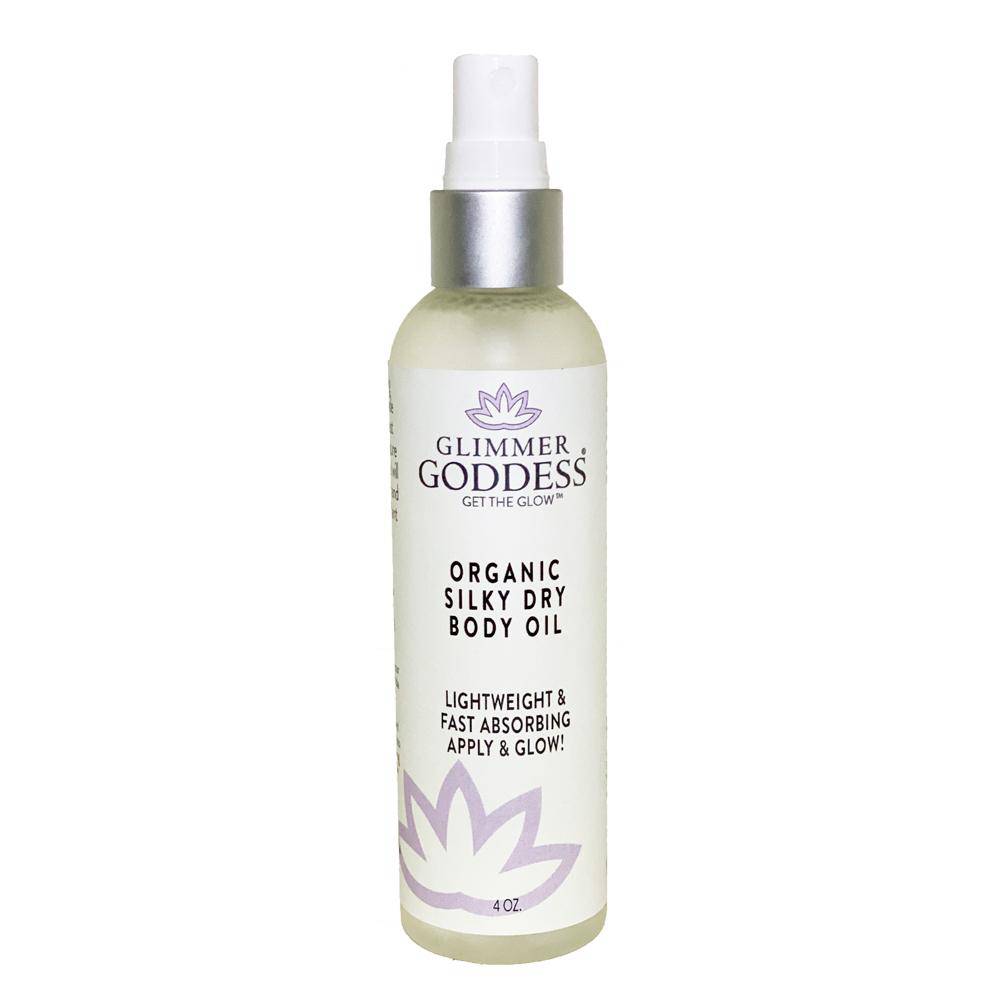 Glimmer Goddess - Organic Silky Dry Body Oil - 4 oz.