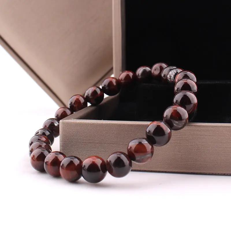 Red Tiger's Eye Bracelet - Vintage Style