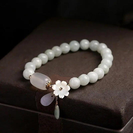 bracelet laying on a table