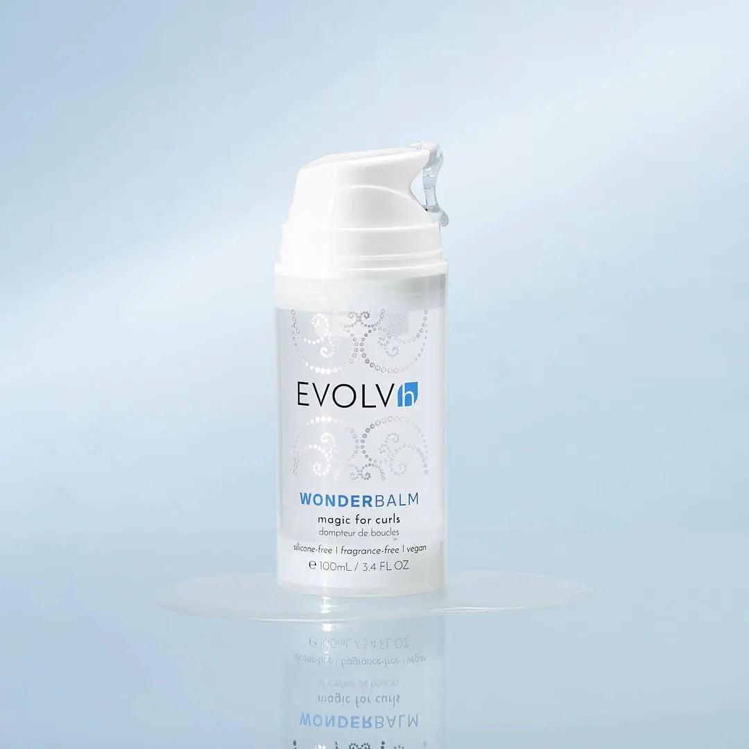 EVOLVh Wonder Balm - Organic Silky Hair Serum for Frizz-free Curls and Straightening