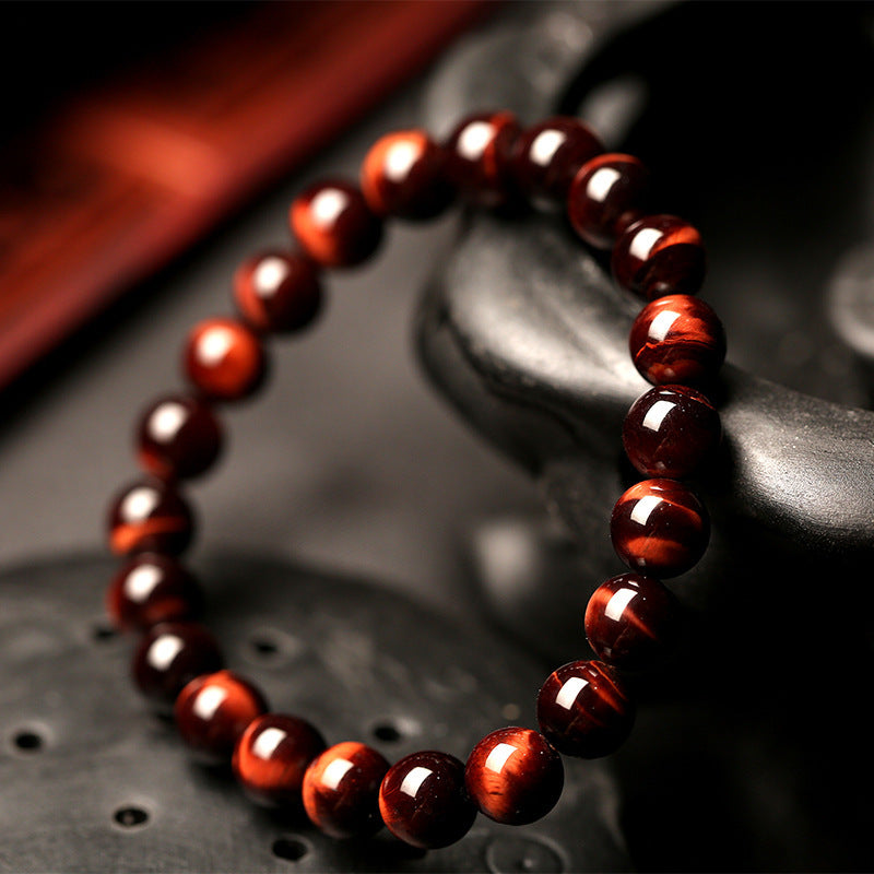 Red Tiger's Eye Bracelet - Vintage Style