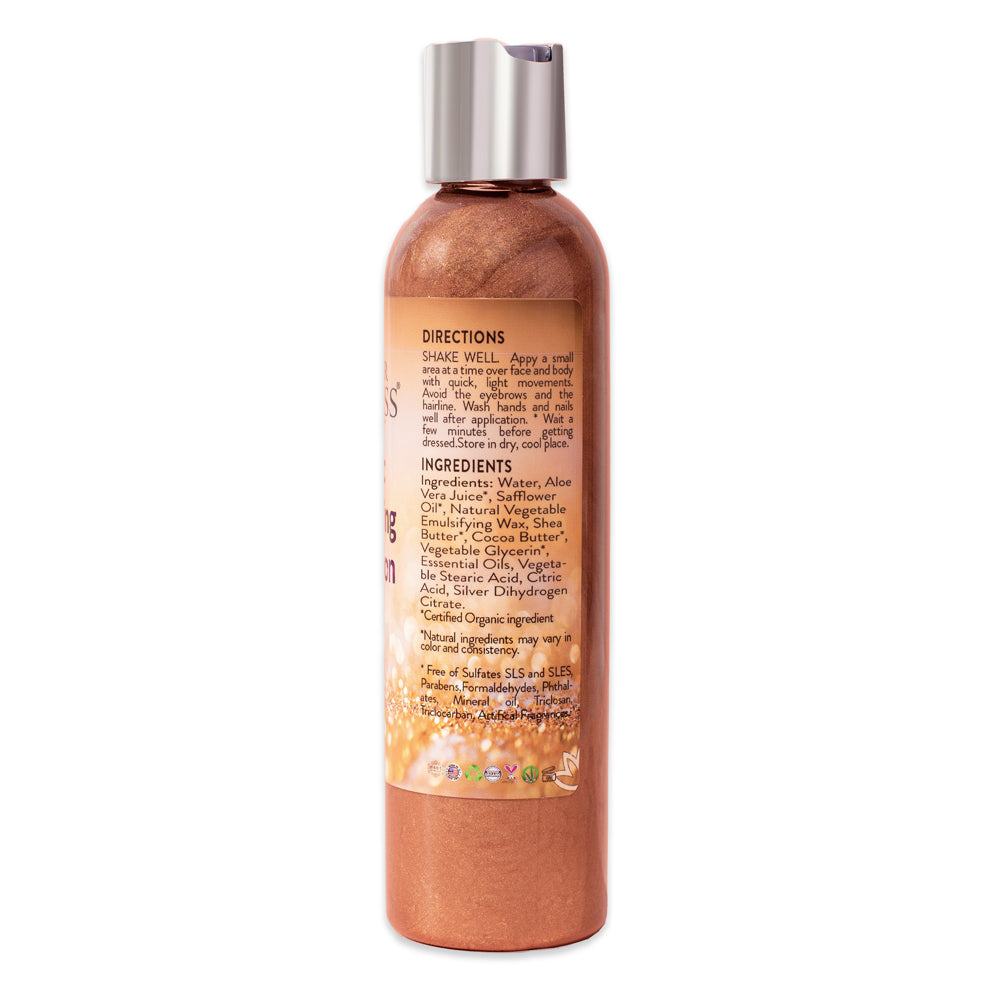 Glimmer Goddess - Organic Bronze Shimmer Body Lotion