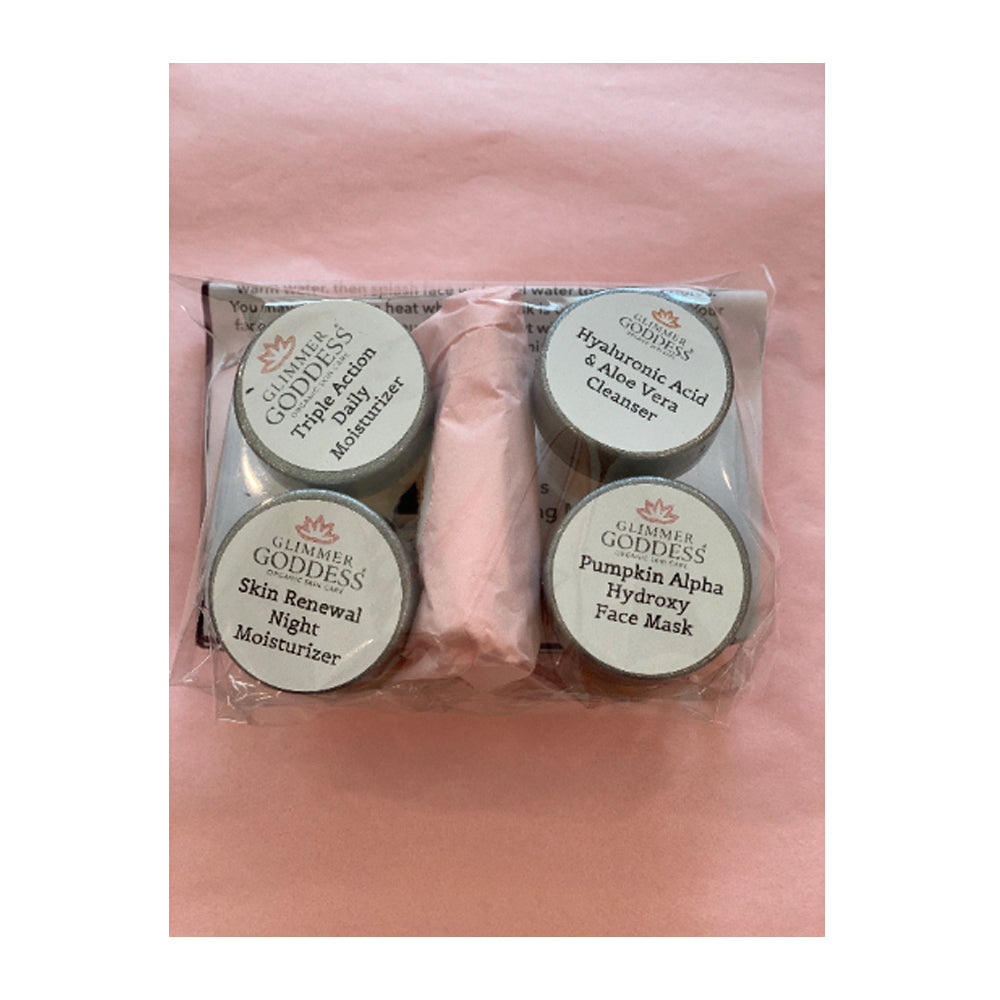 Glimmer Goddess - Organic Skin Care Trial Set