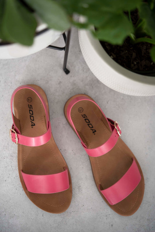 SODA Women's Shoes - Pink Sandals