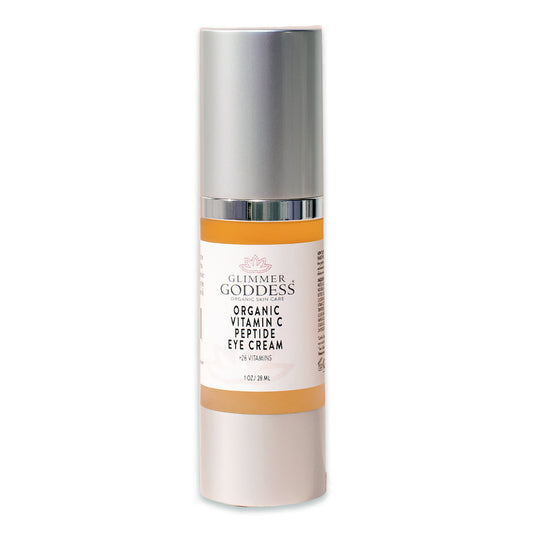 Glimmer Goddess - Organic Vitamin C Peptide Eye Serum - Diminish Dark Circles