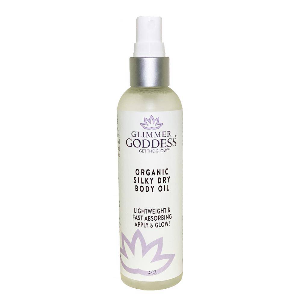 Glimmer Goddess - Organic Silky Dry Body Oil - 4 oz.