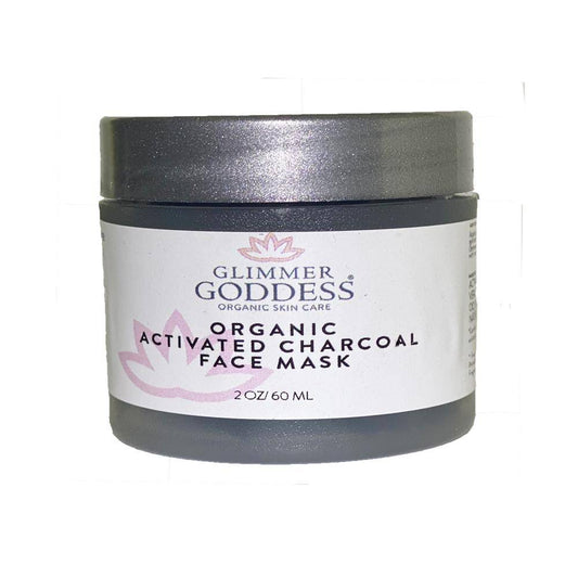 Glimmer Goddess - Organic Activated Charcoal Face Mask