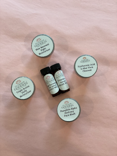 Glimmer Goddess - Organic Skin Care Trial Set